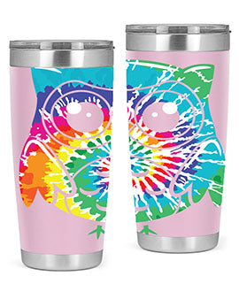 Graphic Owl Tiedye A TurtleRabbit 8#- owl- Tumblers