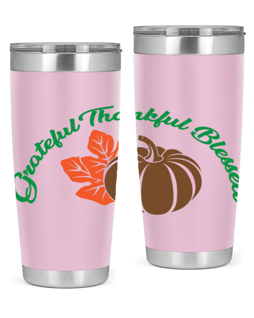 Grateful Thankful Blessed 214#- fall- Tumbler
