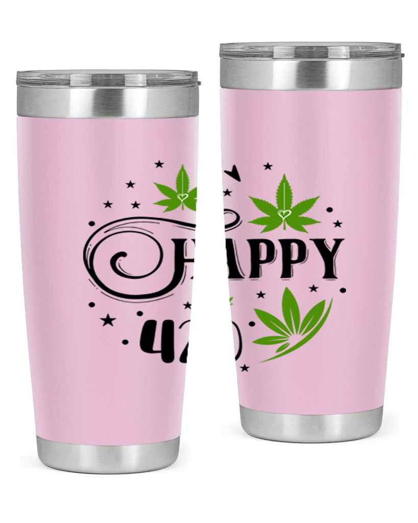 Happy 420 101#- marijuana- Tumbler