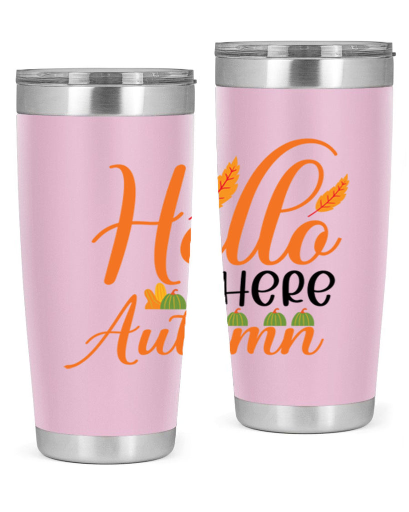 Hello There Autumn 297#- fall- Tumbler