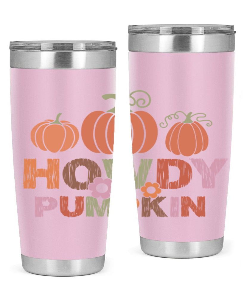 Howdy Pumpkin 321#- fall- Tumbler