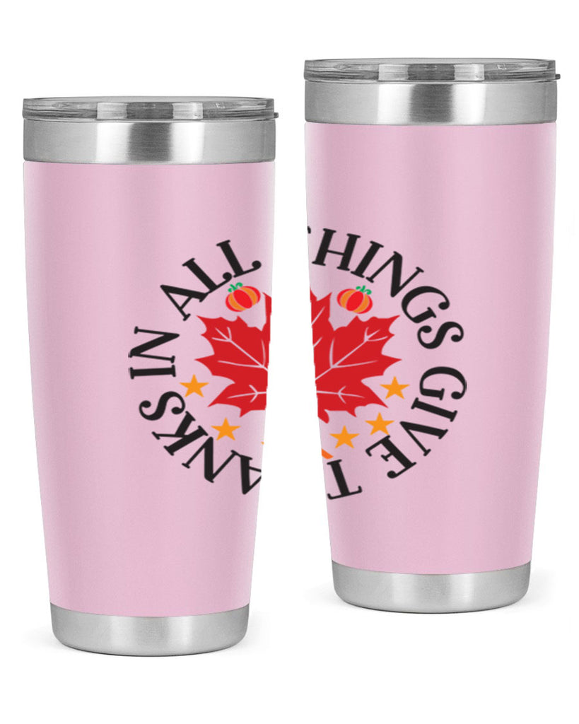 Inallthingsgivethanks 353#- fall- Tumbler