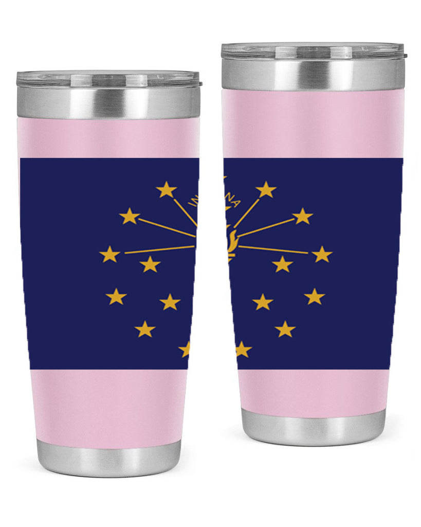 Indiana 38#- Us Flags- Tumbler