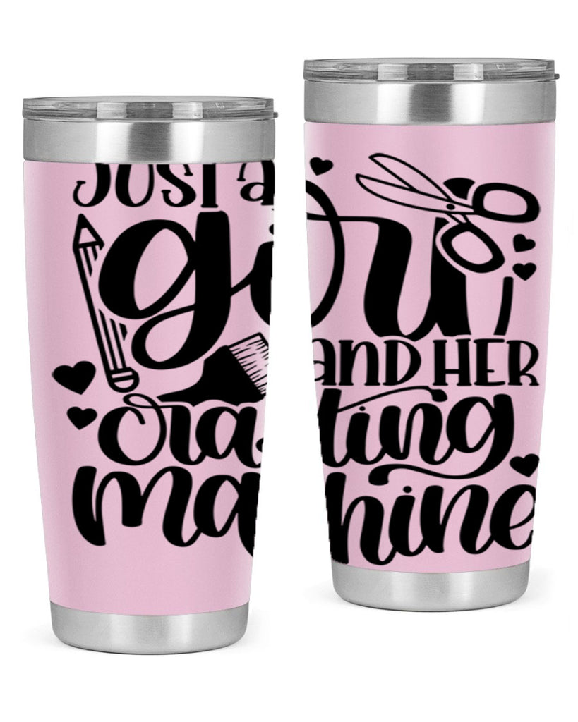 Just A Girl And Her Crafting 16#- crafting- Tumbler