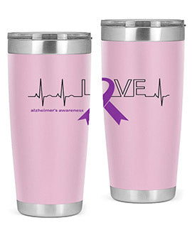 LOVE Gifts for Survivors National Alzheimers Awareness 192#- alzheimers- Tumbler