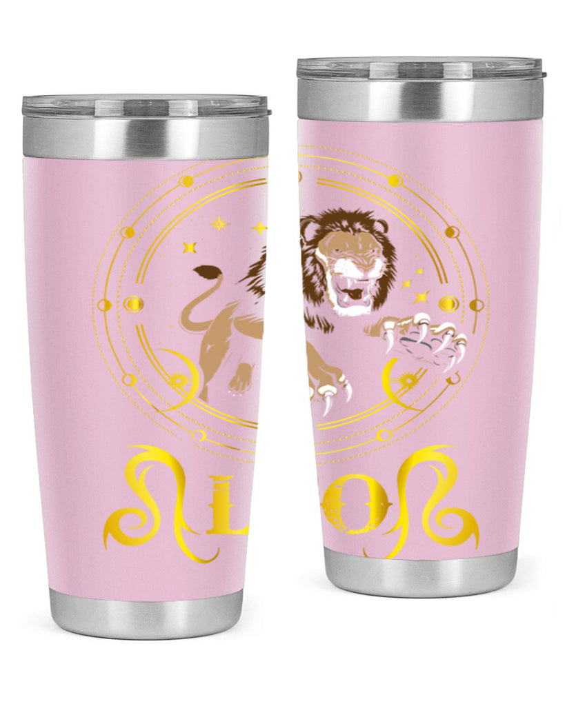 Leo 297#- zodiac- Tumbler