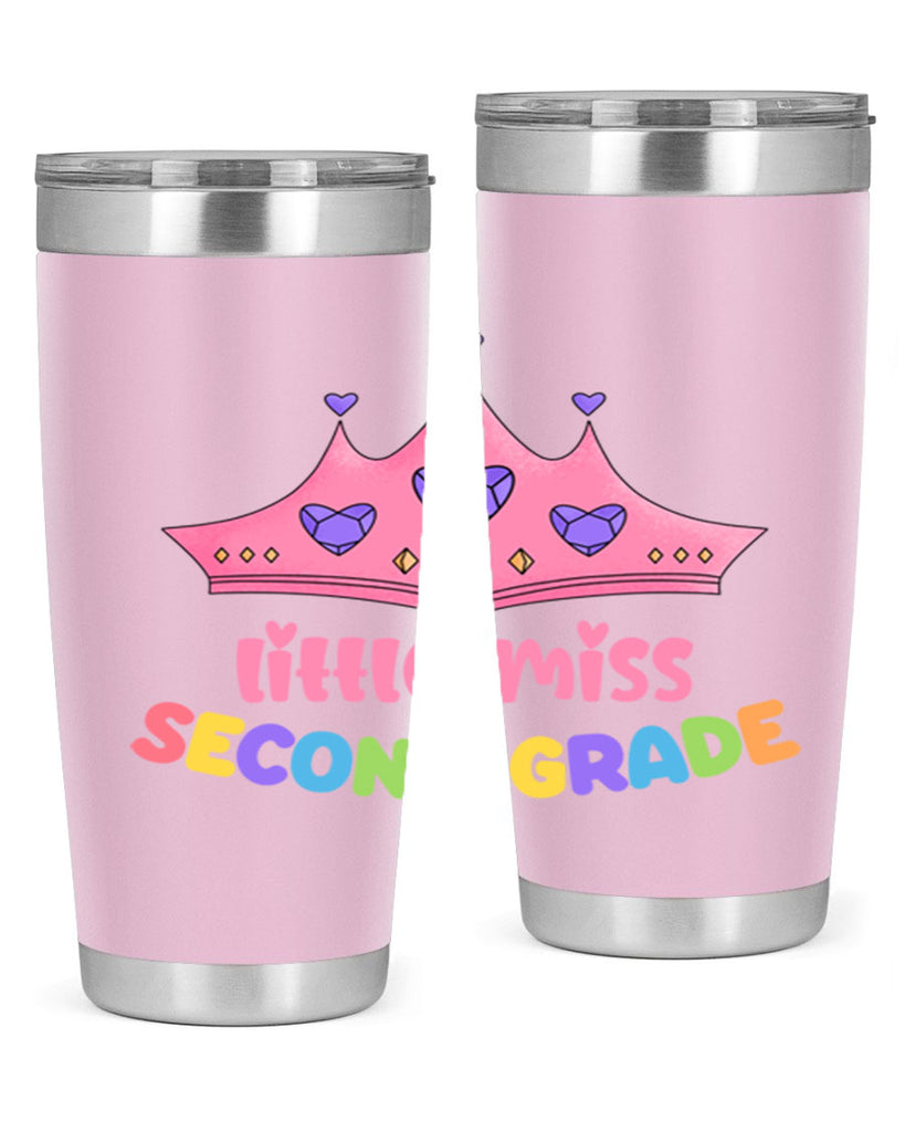 Little Miss 2nd Grade 16#- second grade- Tumbler