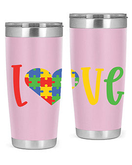 Love Style 30#- autism- Tumbler