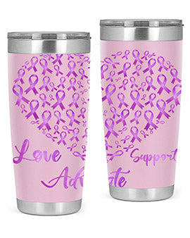 Love Suppor Advocae AlzheimerS 194#- alzheimers- Tumbler