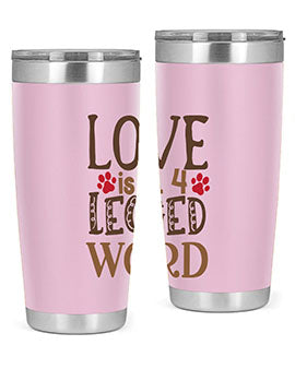 Love is A Legged Word Style 20#- cat- Tumbler