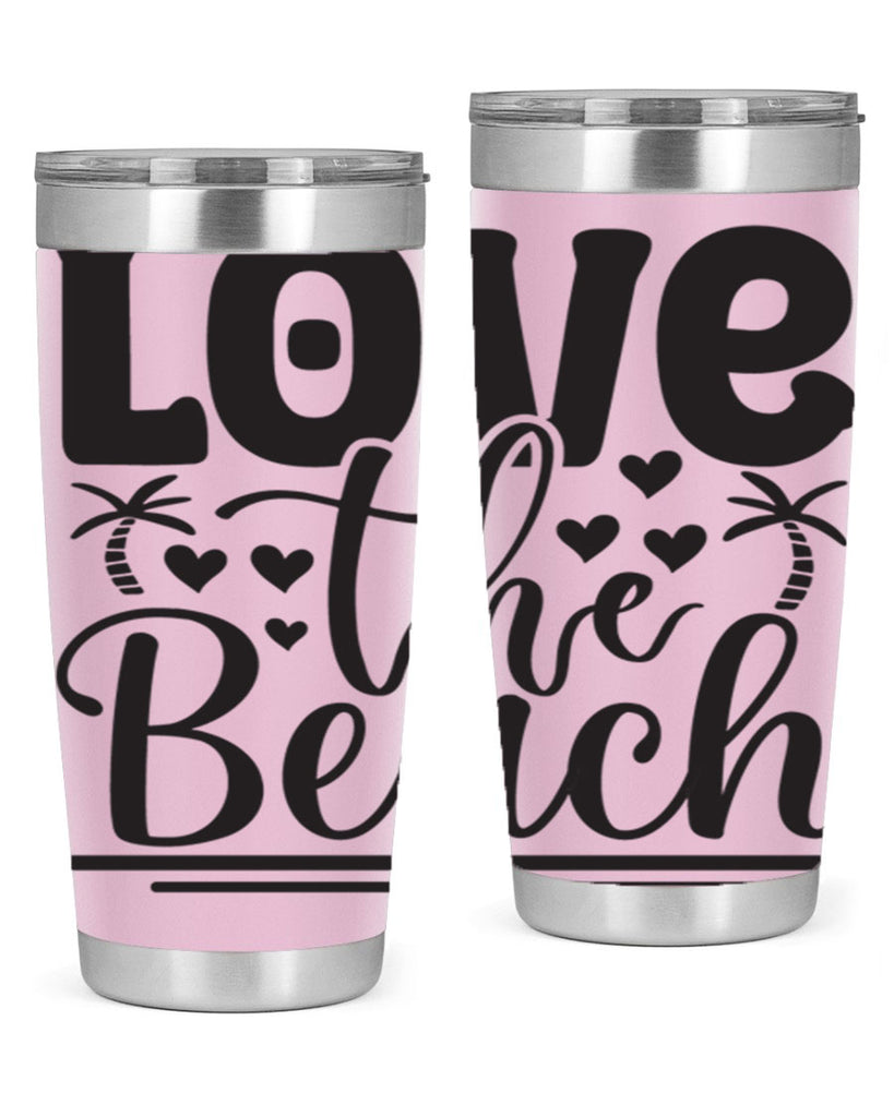 Love the beach 307#- mermaid- Tumbler