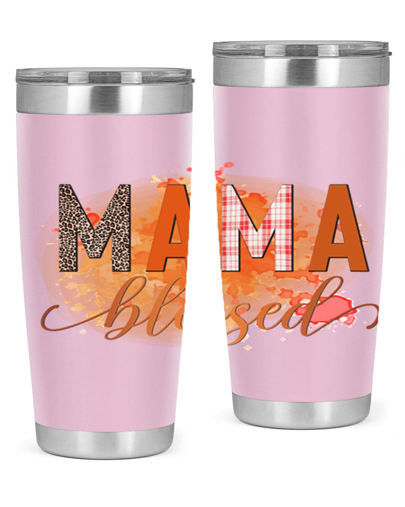 Mama Blessed 418#- fall- Tumbler