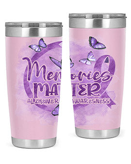 Memories Maer AlzheimerS Awareness 196#- alzheimers- Tumbler