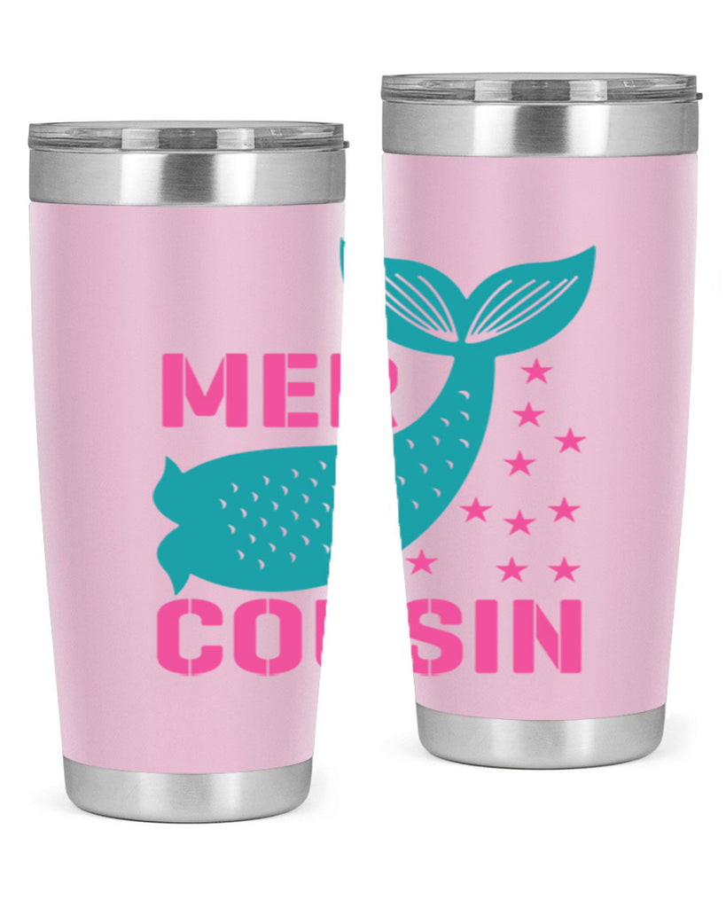 Mer Cousin 324#- mermaid- Tumbler