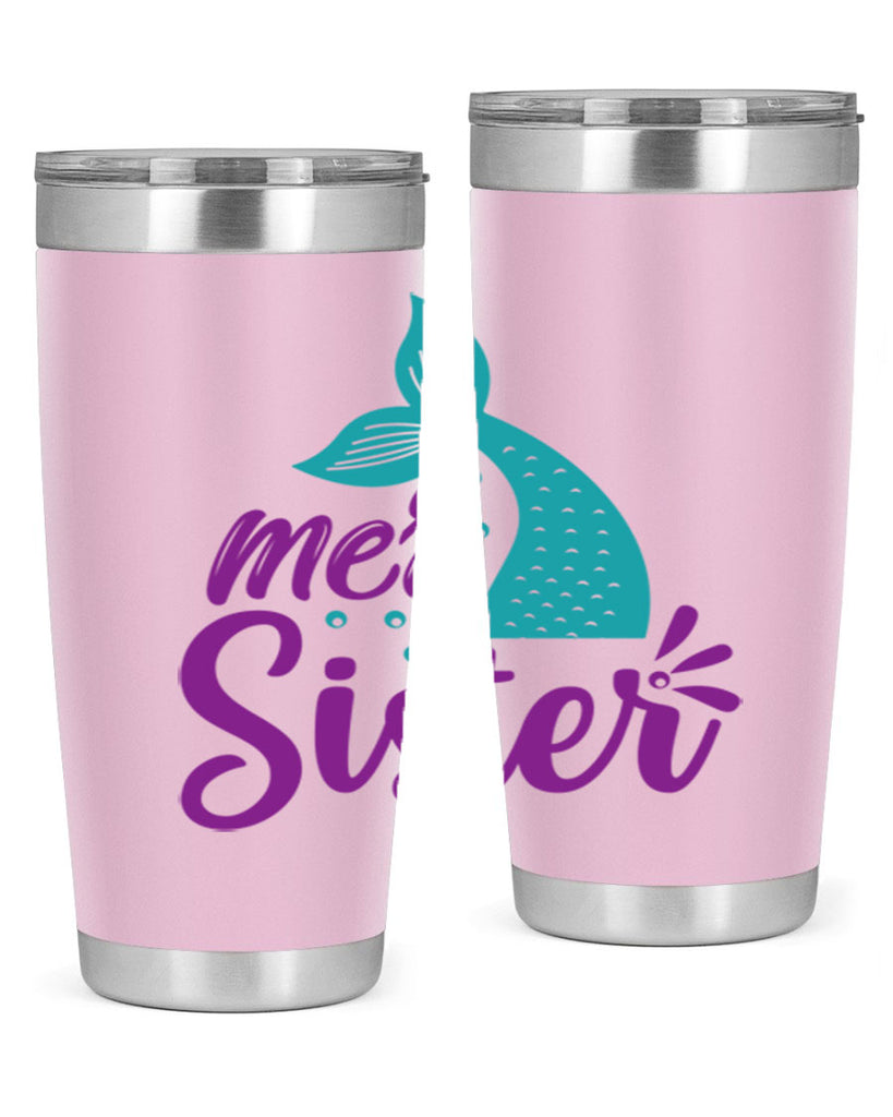 Mer Sister 346#- mermaid- Tumbler