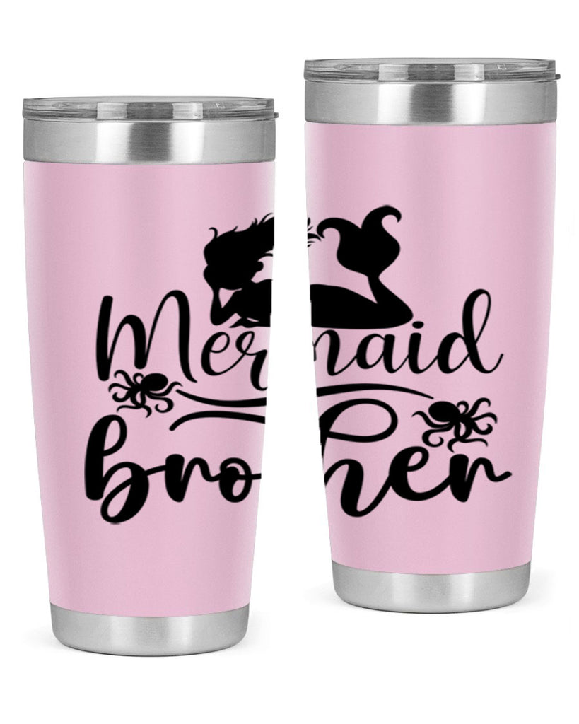 Mermaid Brother 355#- mermaid- Tumbler