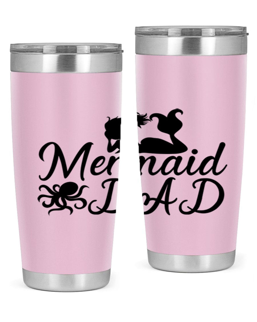 Mermaid Dad 357#- mermaid- Tumbler