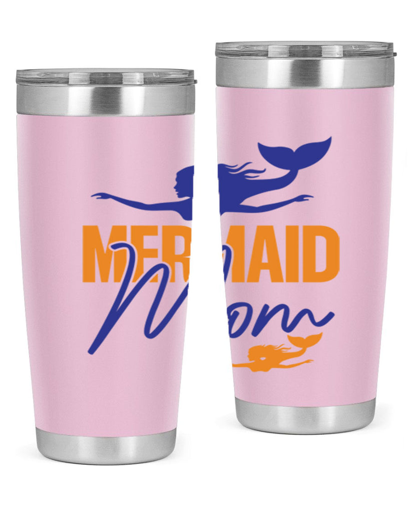 Mermaid Mom 369#- mermaid- Tumbler