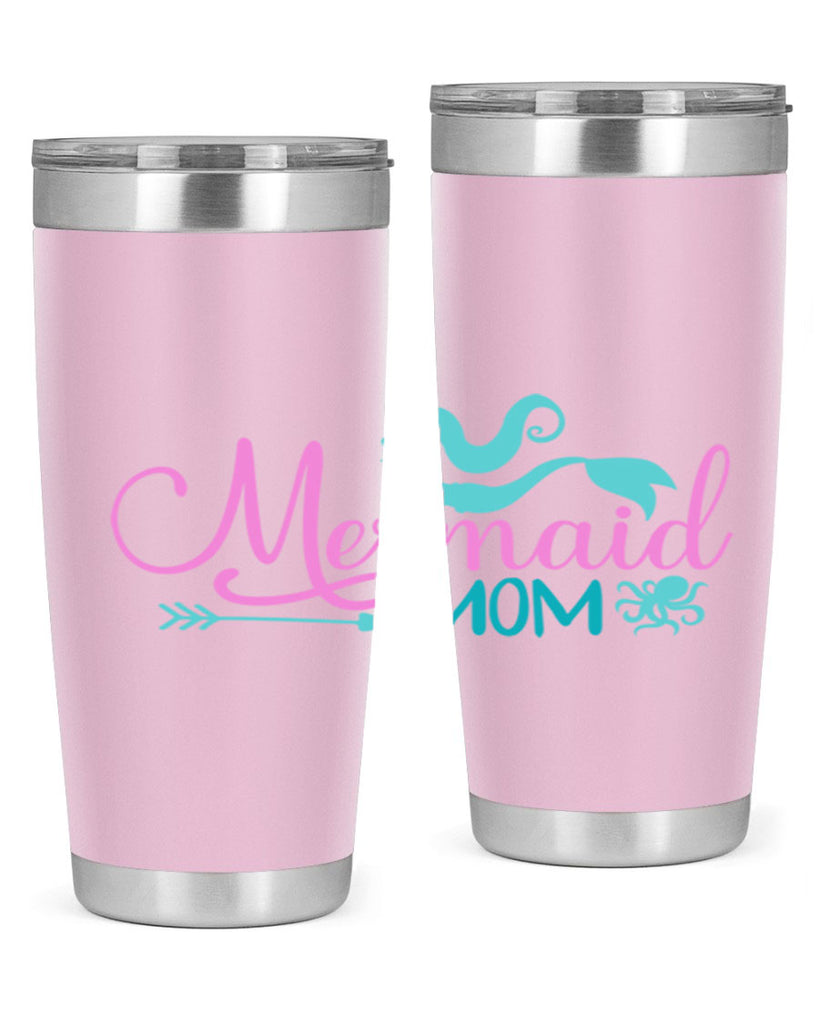 Mermaid Mom 374#- mermaid- Tumbler