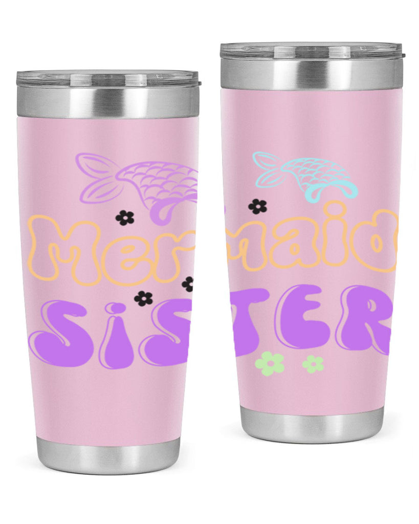 Mermaid Sister 442#- mermaid- Tumbler