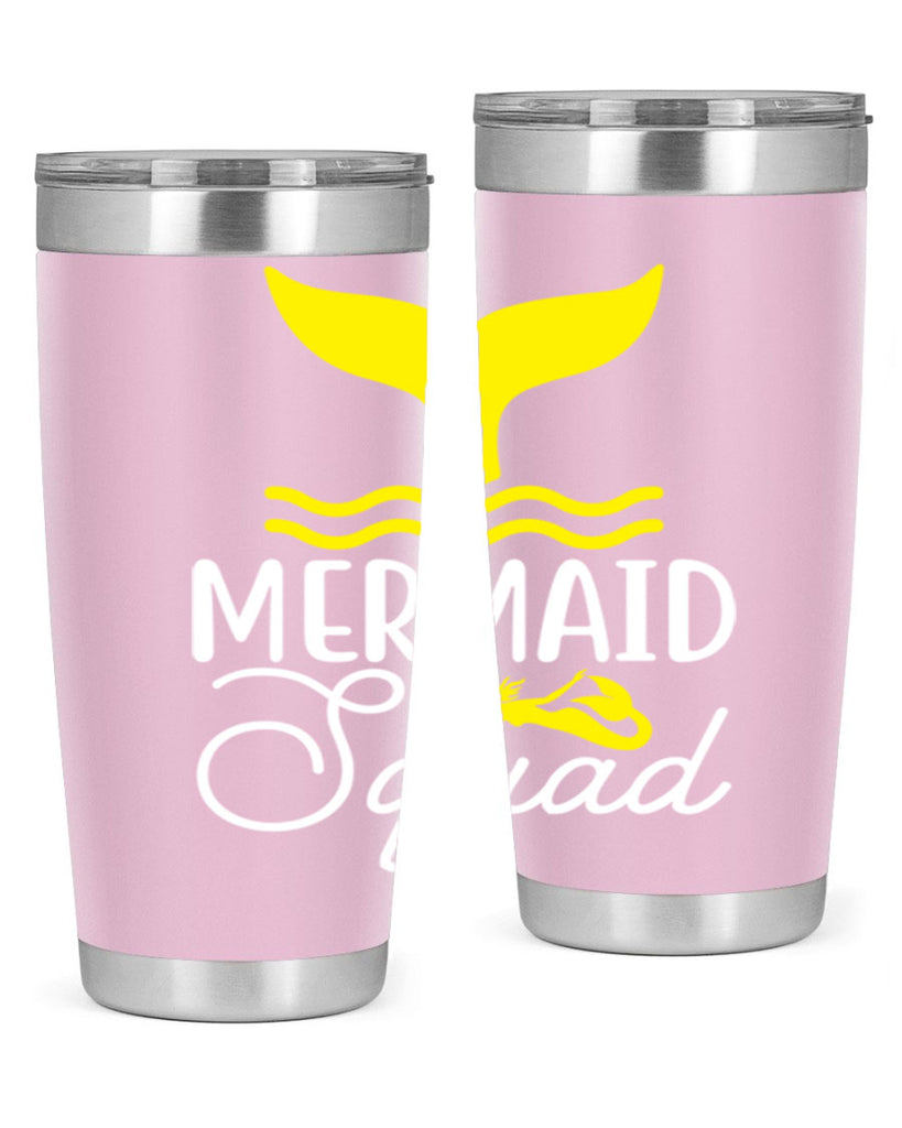 Mermaid Squad 380#- mermaid- Tumbler