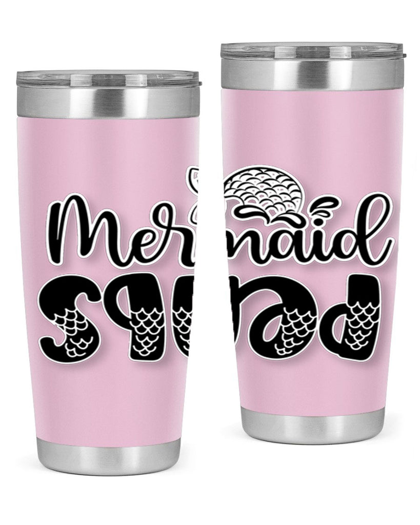 Mermaid Squad 444#- mermaid- Tumbler