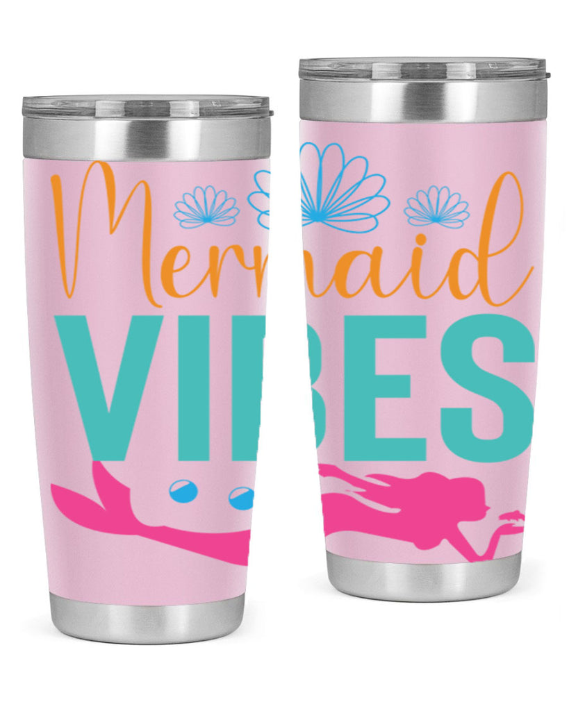 Mermaid Vibes Design 465#- mermaid- Tumbler
