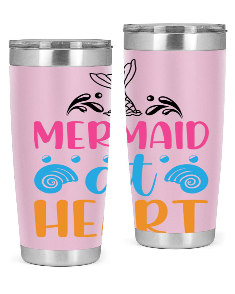 Mermaid at heart Design 396#- mermaid- Tumbler