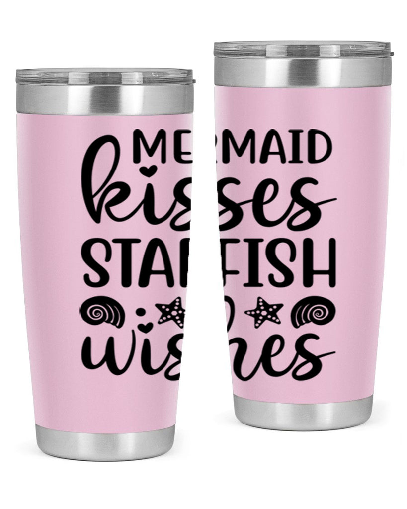 Mermaid kisses starfish wishes 426#- mermaid- Tumbler