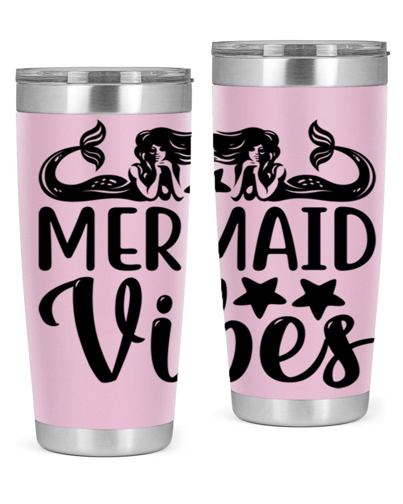 Mermaid vibes 462#- mermaid- Tumbler