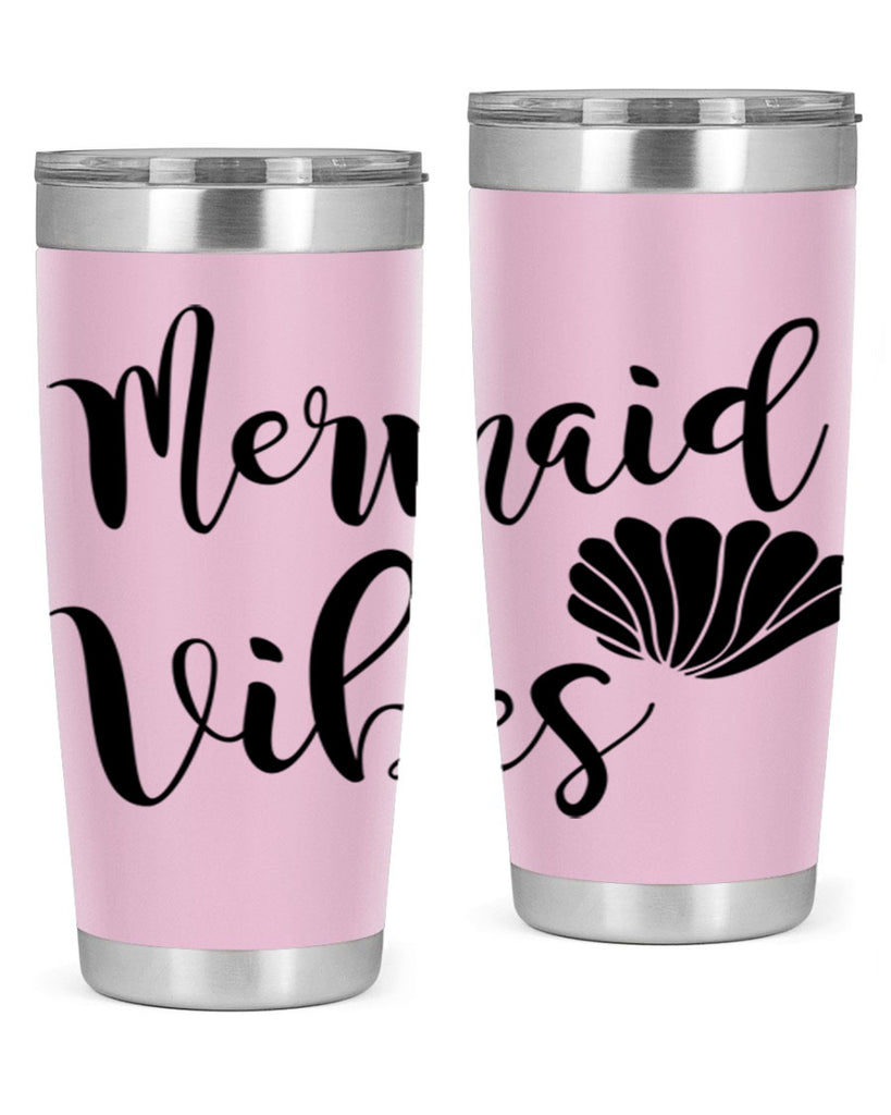 Mermaid vibes 464#- mermaid- Tumbler