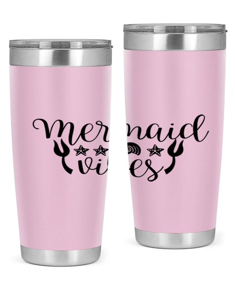 Mermaid vibes design 466#- mermaid- Tumbler