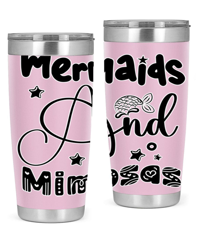 Mermaids and Mimosas 475#- mermaid- Tumbler