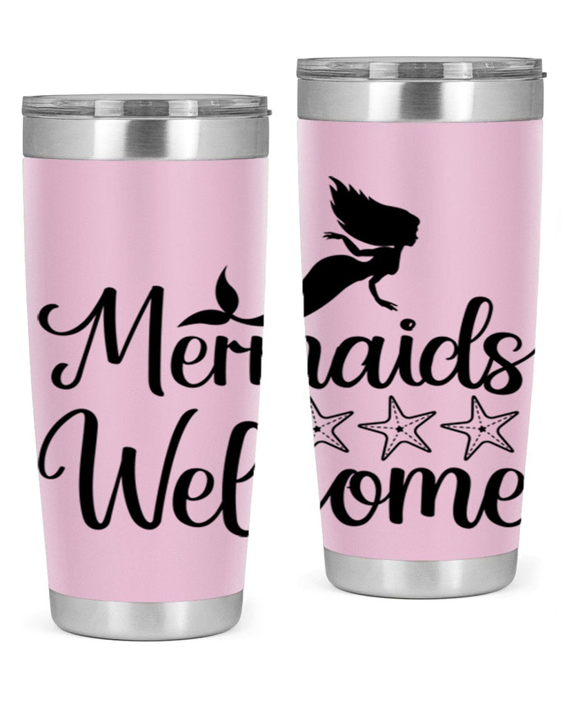 Mermaids welcome 498#- mermaid- Tumbler