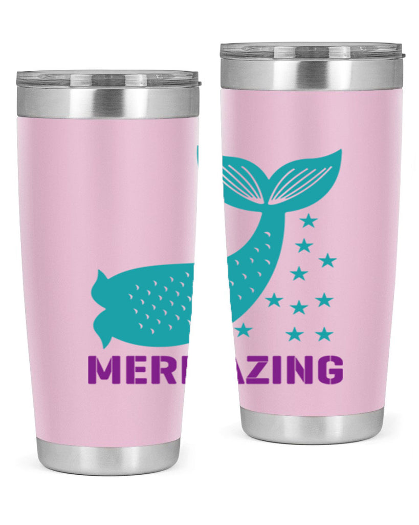 Mermazing 502#- mermaid- Tumbler
