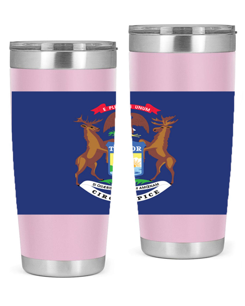 Michigan 30#- Us Flags- Tumbler