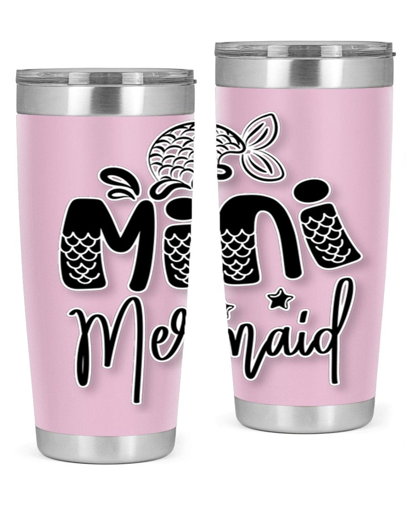 Mini Mermaid 508#- mermaid- Tumbler