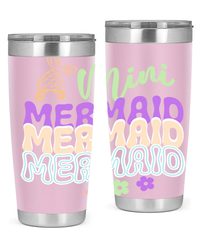 Mini Mermaid 509#- mermaid- Tumbler