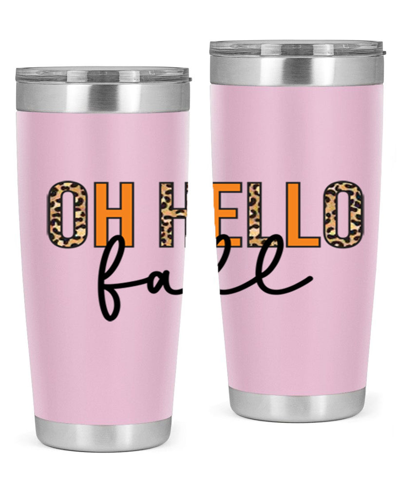 Oh hello fall 451#- fall- Tumbler