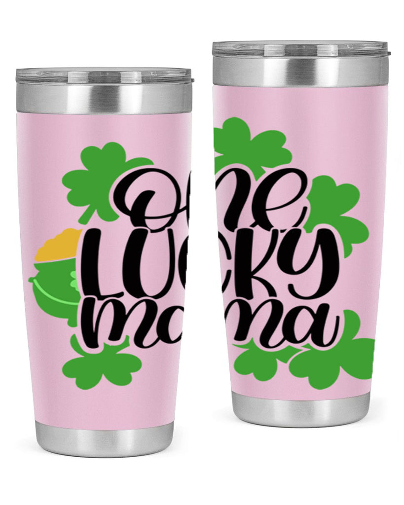 One Lucky Mama Style 42#- St Patricks Day- Tumbler