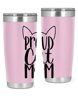 Pround Cat Mom Style 103#- cat- Tumbler