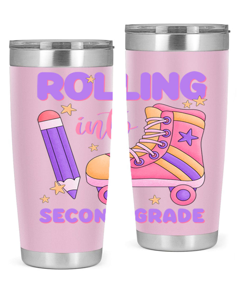 Rolling into 2nd Grade 24#- second grade- Tumbler