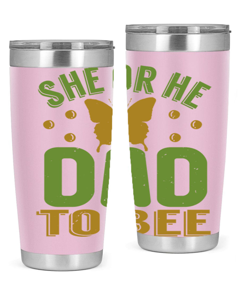 She or He Dad to bee Style 172#- baby- tumbler