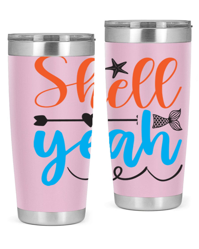 Shell Yeah 594#- mermaid- Tumbler