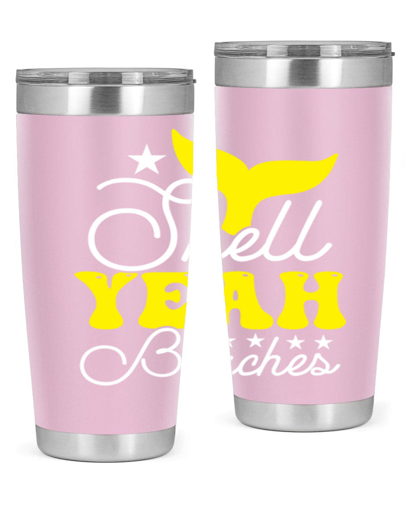 Shell Yeah Beaches 585#- mermaid- Tumbler