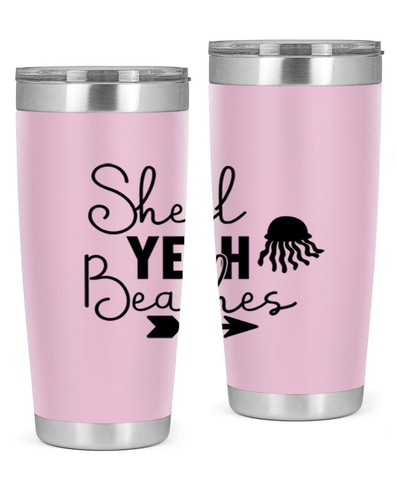 Shell Yeah Beaches 588#- mermaid- Tumbler