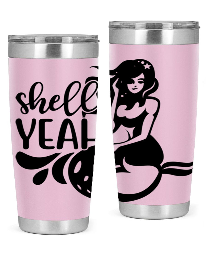 Shell yeah 596#- mermaid- Tumbler