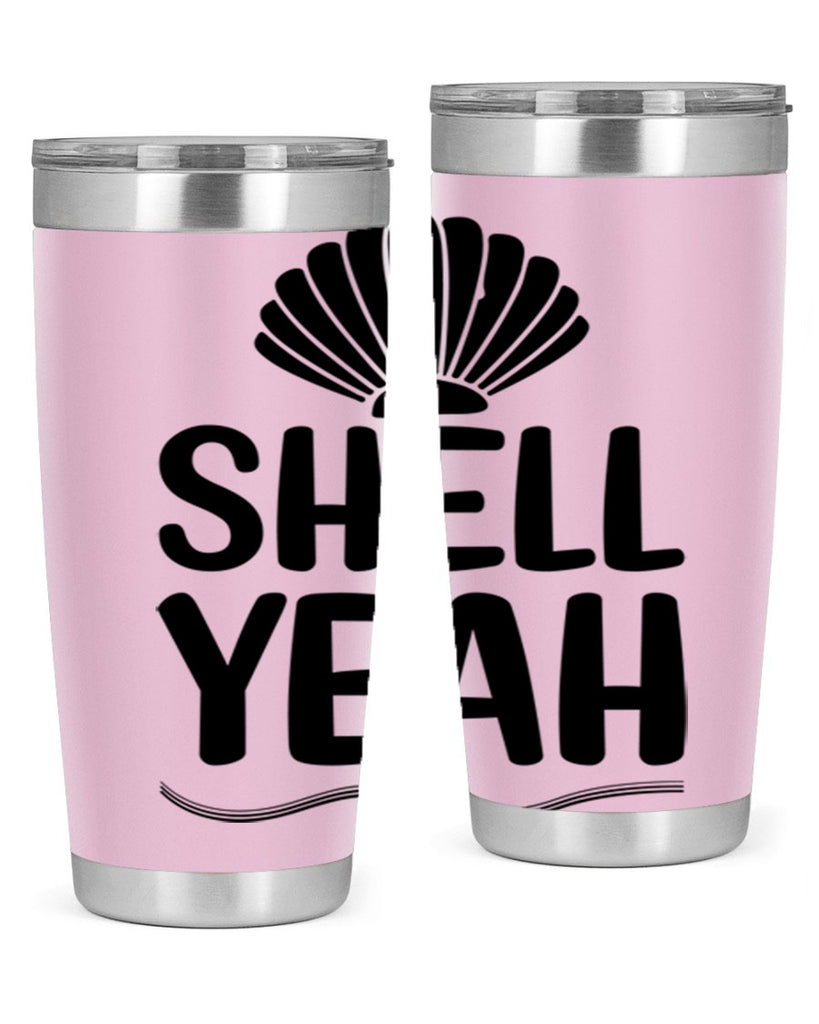 Shell yeah 597#- mermaid- Tumbler