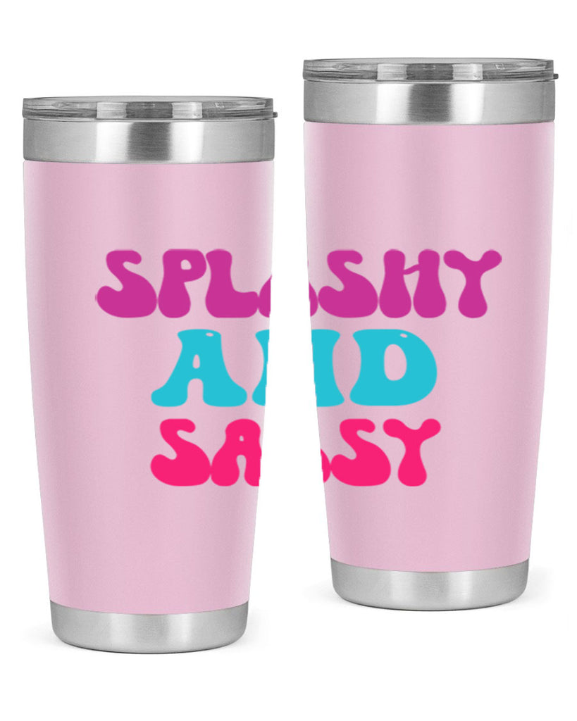 Splashy And Sassy 622#- mermaid- Tumbler