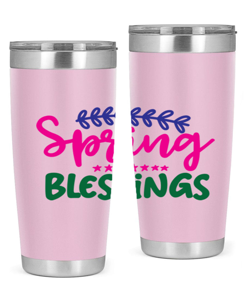 Spring Blessings 419#- spring- Tumbler